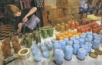 Pouring Candles